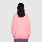 Gucci Women Doraemon x Gucci Cotton Sweatshirt Crewneck Oversized Fit-Pink - immagine 14