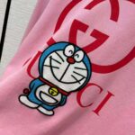 Gucci Women Doraemon x Gucci Cotton Sweatshirt Crewneck Oversized Fit-Pink - immagine 5