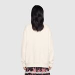 Gucci Women Doraemon x Gucci Cotton Sweatshirt Crewneck Oversized Fit-White – Bild 14