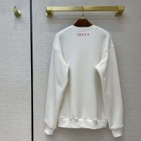 Gucci Women Doraemon x Gucci Cotton Sweatshirt Crewneck Oversized Fit-White