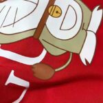 Gucci Women Doraemon x Gucci Oversize T-Shirt Crewneck Red Cotton Jersey - Image 6