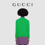 Gucci Women Doraemon x Gucci Wool Sweater Green Wool Crewneck - Bild 13