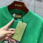 Gucci Women Doraemon x Gucci Wool Sweater Green Wool Crewneck - Bild 8
