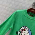 Gucci Women Doraemon x Gucci Wool Sweater Green Wool Crewneck - Bild 9