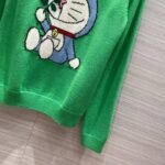 Gucci Women Doraemon x Gucci Wool Sweater Green Wool Crewneck - Bild 7