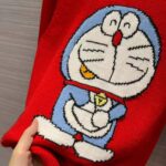 Gucci Men Doraemon x Gucci Wool Sweater Red Crewneck Label On the Back - Bild 5