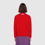 Gucci Women Doraemon x Gucci Wool Sweater Red Wool Crewneck - Bild 14