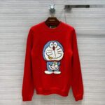 Gucci Men Doraemon x Gucci Wool Sweater Red Crewneck Label On the Back - Bild 2