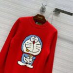 Gucci Men Doraemon x Gucci Wool Sweater Red Crewneck Label On the Back - Bild 4