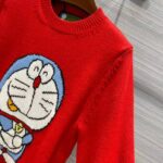 Gucci Men Doraemon x Gucci Wool Sweater Red Crewneck Label On the Back - Bild 6