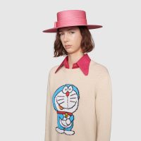 Gucci Women Doraemon x Gucci Wool Sweater White Crewneck