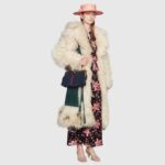 Gucci Women Floral Print Viscose Dress Black Viscose with Pink Floral Print - immagine 11