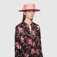 Gucci Women Floral Print Viscose Dress Black Viscose with Pink Floral Printss Black Viscose with Pink Floral Print (13)