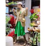 Gucci Women GG Canvas Jacket Camel/Ebony GG Cotton Canvas Full Canvas Construction - Image 12