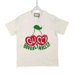 Gucci Men Gucci Beverly Hills Cherry Print T-Shirt Cotton Jersey Crewneck Short Sleeves - Image 2