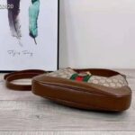 Gucci Women Jackie 1961 Small Shoulder Bag Beige/Ebony GG Supreme Canvas - immagine 7