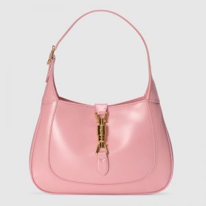 Gucci Women Jackie 1961 Small Shoulder Bag in Leather-Pink
