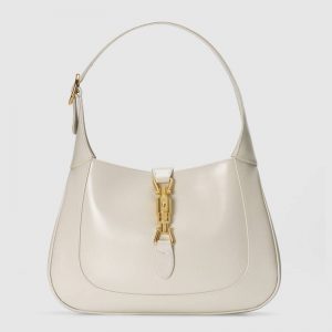 Gucci Women Jackie 1961 Small Shoulder Bag in Leather-White