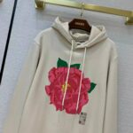 Gucci Men Ken Scott Print Cotton Hooded Sweatshirt Fixed Hood Oversize Fit Cotton - Image 4