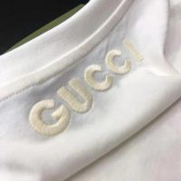 Gucci Women Ken Scott Print Cotton T-Shirt Crewneck Oversize Fit