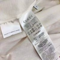 Gucci Women Ken Scott Print Cotton T-Shirt Crewneck Oversize Fit