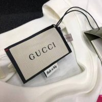 Gucci Women Ken Scott Print Cotton T-Shirt Crewneck Oversize Fit