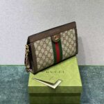 Gucci Women Ophidia GG Small Shoulder Bag Beige/Ebony GG Supreme Canvas - Image 5