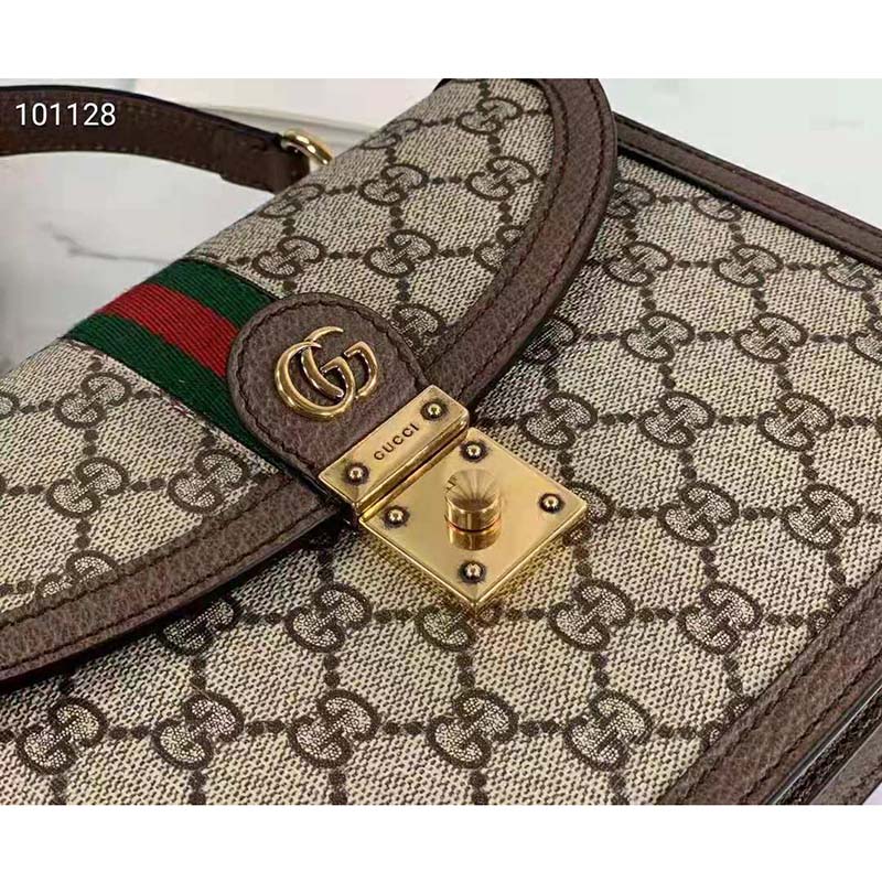 Gucci Ophidia small top handle bag with Web