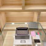 Gucci Women Padlock Mini Bag Beige and Ebony GG Supreme Canvas – Image 4