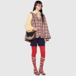 Gucci Women Padlock Small Shoulder Bag Beige and Ebony GG Supreme Canvas - Image 15