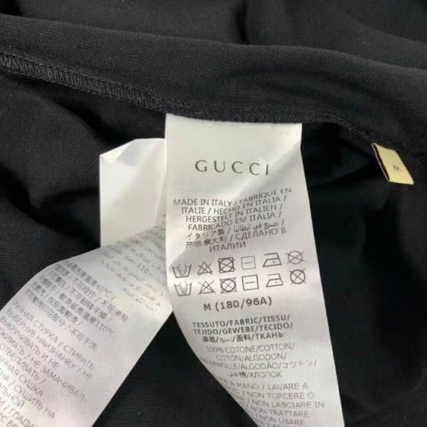 Gucci Women The North Face x Gucci Cotton T-Shirt Black Jersey Crewneck Oversize Fit (11)