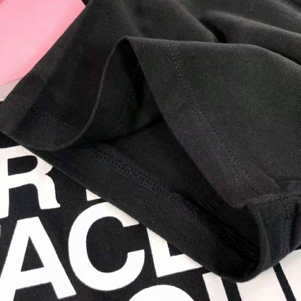 Gucci Women The North Face x Gucci Cotton T-Shirt Black Jersey Crewneck Oversize Fit (8)