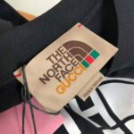 Gucci Women The North Face x Gucci Cotton T-Shirt Black Jersey Crewneck Oversize Fit - Image 9
