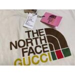 Gucci Women The North Face x Gucci Cotton T-Shirt Crewneck Jersey Oversize Fit - Bild 5