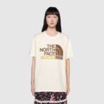 Gucci Women The North Face x Gucci Cotton T-Shirt Crewneck Jersey Oversize Fit - Bild 12
