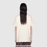 Gucci Women The North Face x Gucci Cotton T-Shirt Crewneck Jersey Oversize Fit - Bild 13