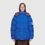 Gucci Women The North Face x Gucci Nylon Jacket Blue Soft Nylon - Image 5