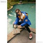 Gucci Women The North Face x Gucci Nylon Jacket Blue Soft Nylon - Image 3