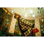 Gucci Women Tweed Jacket Ivory and Black Check Tweed Black Ribbon Wool - Image 10