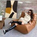 Gucci Women Wool Dress with Contrast Black Trim Front Pocket - Image 16