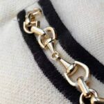 Gucci Women Wool Dress with Contrast Black Trim Front Pocket - Image 12