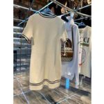 Gucci Women Wool Dress with Contrast Black Trim Front Pocket - Image 7