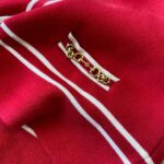 Gucci Women Wool Jacket with Contrast Trim Besom Pockets Crew Neck-Red - Imagen 9