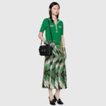 Gucci Women Wool Polo Shirt with Contrast Trim Front Pockets Button-Through Placket - Image 12