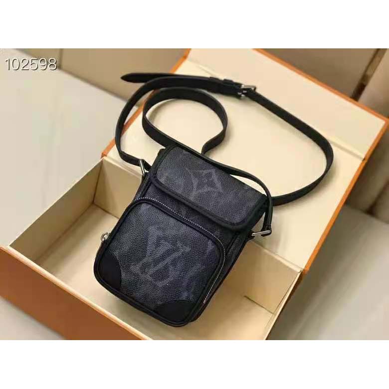 Louis Vuitton Monogram Pastel Noir Canvas Nano  Messenger in