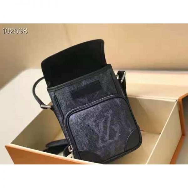 Louis Vuitton LV Men Nano Amazon Messenger Monogram Pastel Noir Coated  Canvas - LULUX