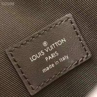 Louis Vuitton LV Men Nano Amazon Messenger Monogram Pastel Noir Coated Canvas