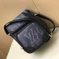 Louis Vuitton LV Men Nano Amazon Messenger Monogram Pastel Noir Coated Canvas