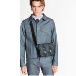 Louis Vuitton LV Men Trunk Messenger Monogram Pastel Noir Coated Canvas – Image 10