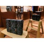 Louis Vuitton LV Men Trunk Messenger Monogram Pastel Noir Coated Canvas – Image 4